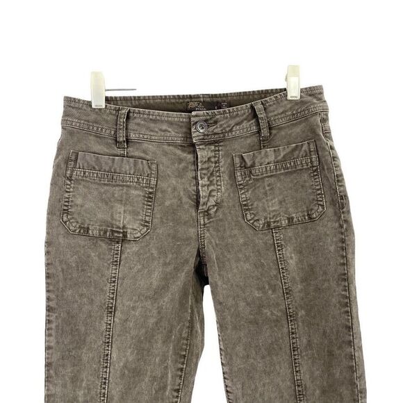 Prana Merrigan micro corduroy skinny Pants Size 6 mud brown‎ - Picture 3 of 10